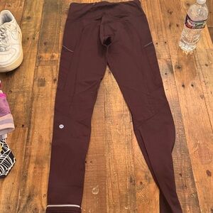 lululemon athletica Burgundy Leggings